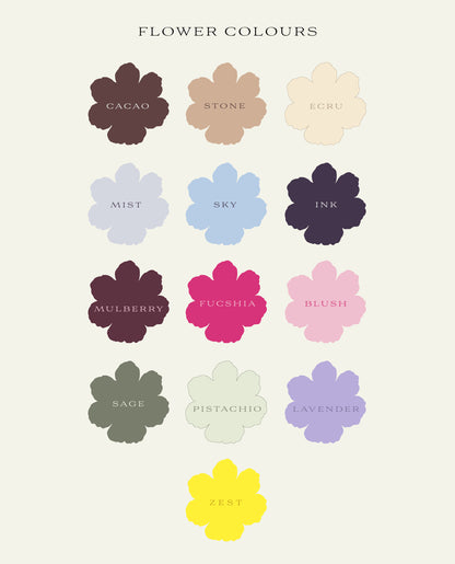 Foiled Flower Bridesmaid Proposal Card