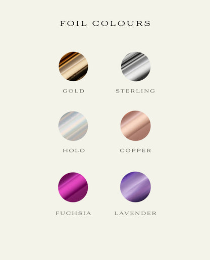 Foiled Flower Bridesmaid Proposal Card