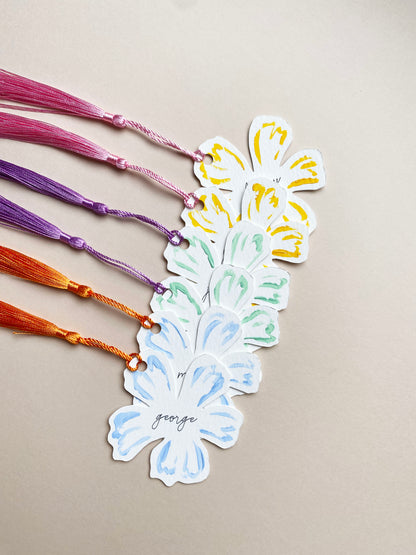 Floral Tassel Place Cards