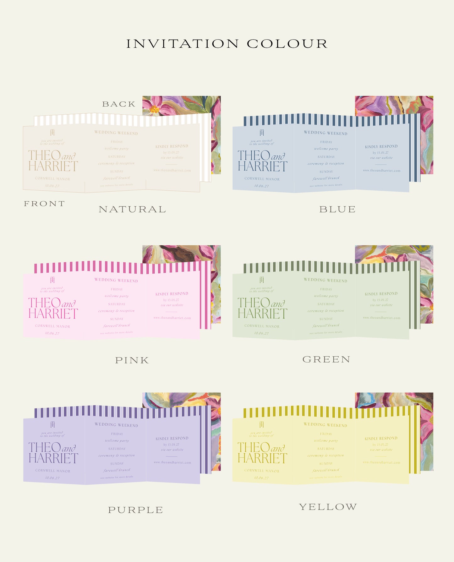 Petal Fold Invitation