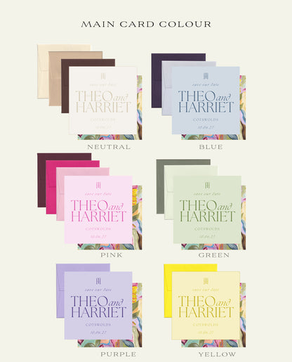 Petal Fold Save The Date