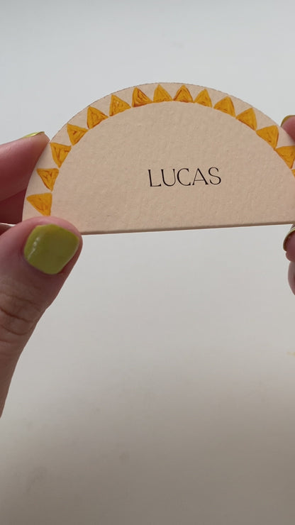 Semi-Circle Place Cards