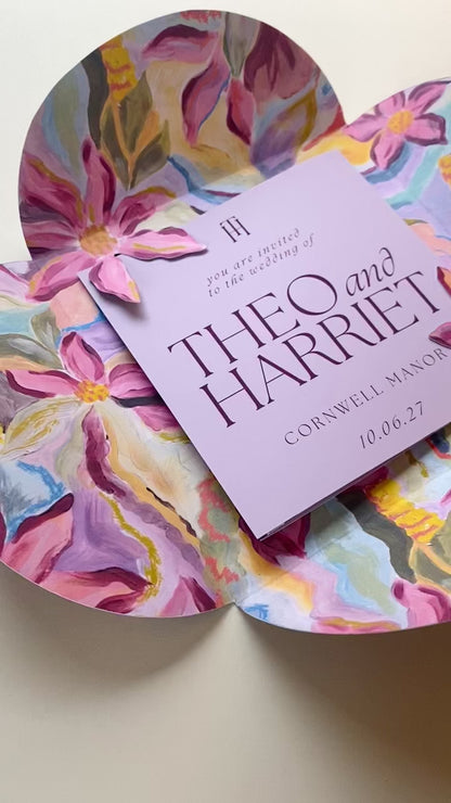 Petal Fold Invitation